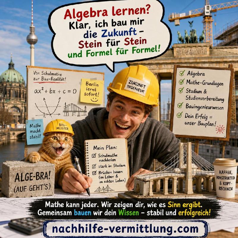 Nachhilfe Algebra, Bauingenieurwesen Berlin